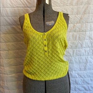 Zara Knits Button Tank Top